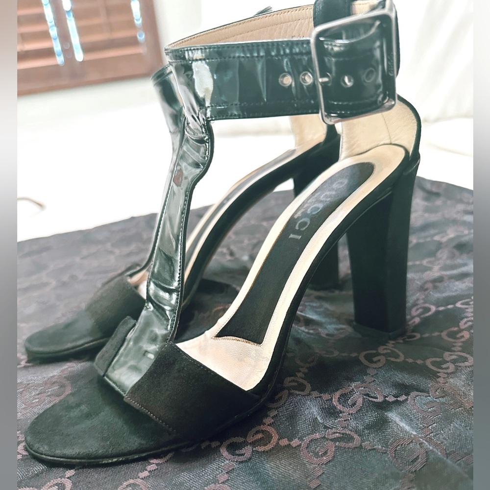 GUCCI high-heel strappy sandals black - Picture 2 of 7